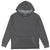 LAT Unisex Washed Black Vintage Wash Fleece Hooded Sweatshirt
