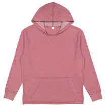 LAT Unisex Washed Rouge Vintage Wash Fleece Hooded Sweatshirt