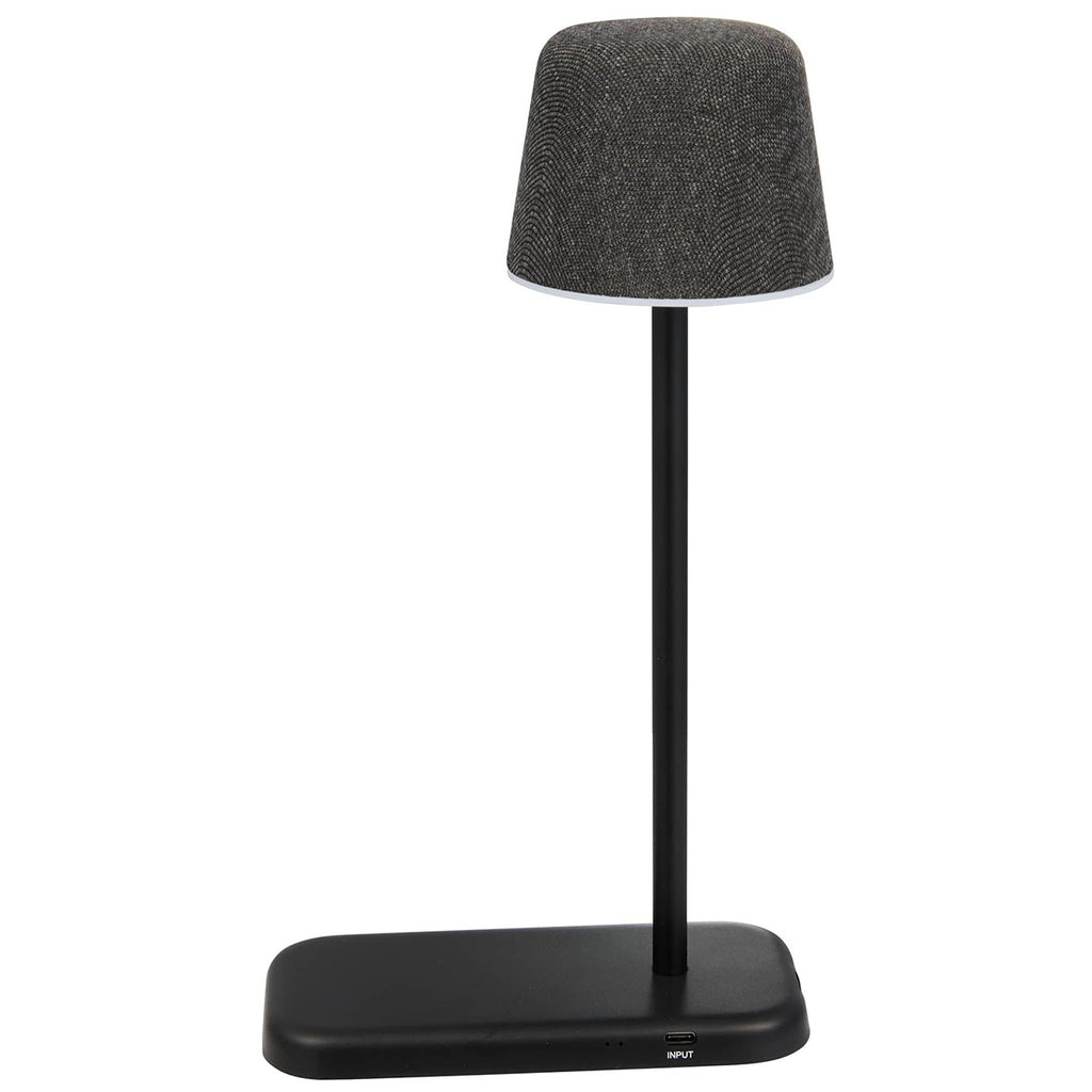 Leed's Black Sound Shine Desktop Lamp and Bluetooth Speaker