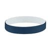 Hit Navy/White Colored Letter Silicone Bracelet