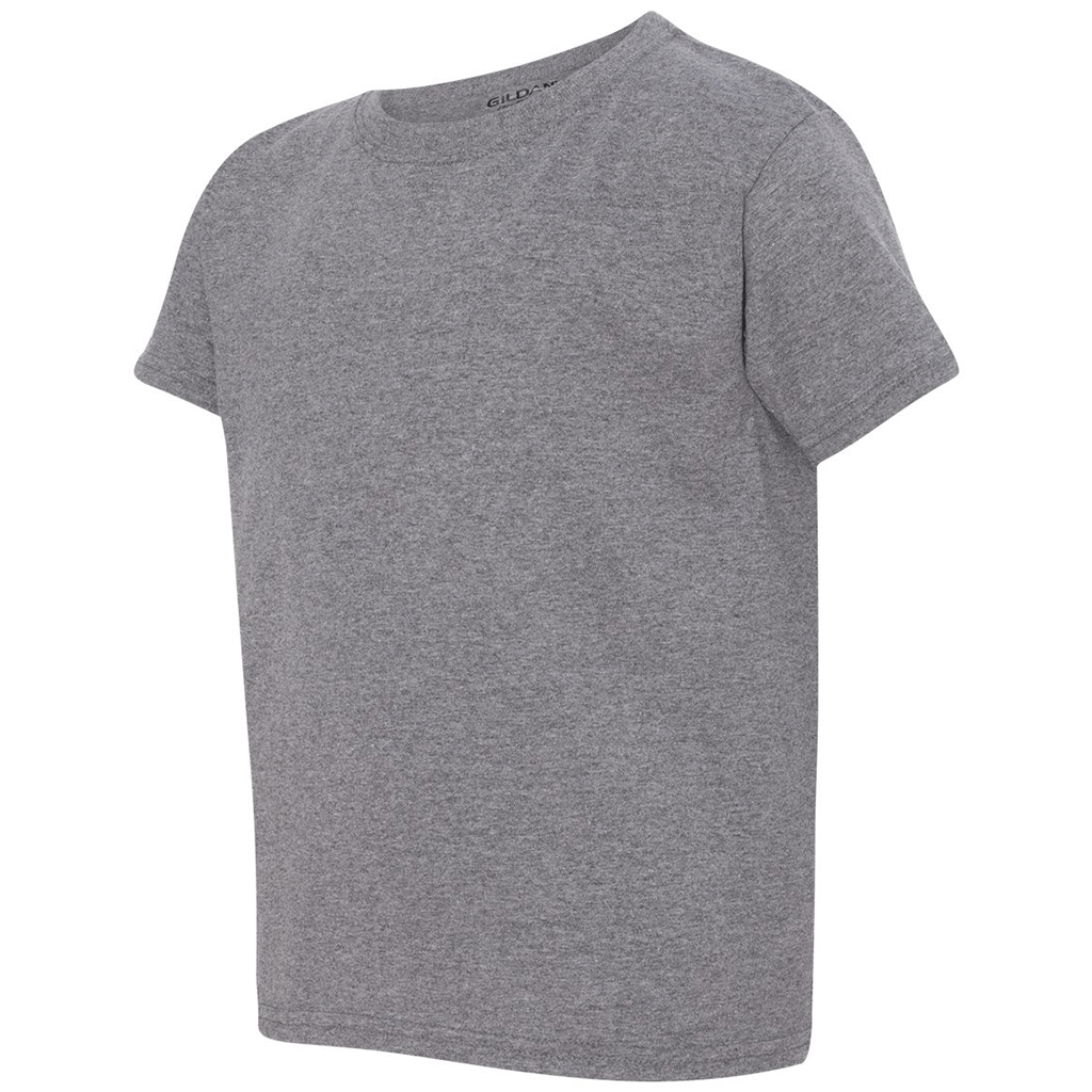 Gildan Youth Graphite Heather DryBlend T-Shirt