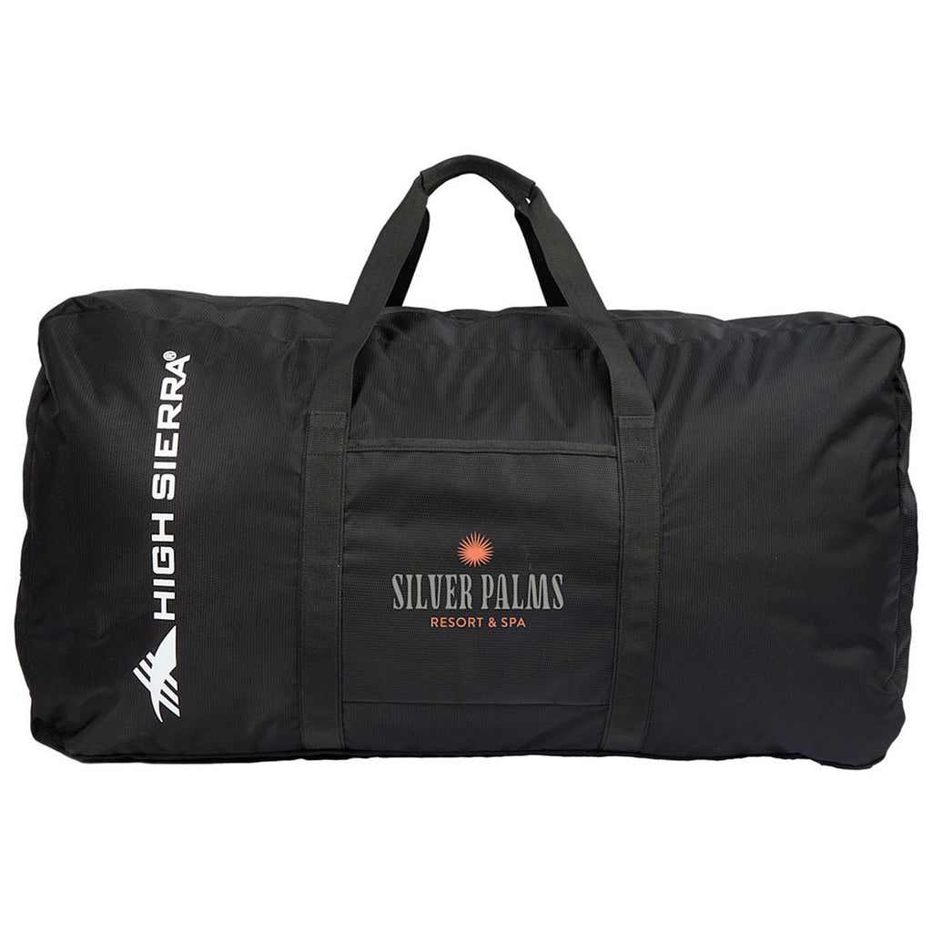 High Sierra Black Recycled Hi-Ton Duffle