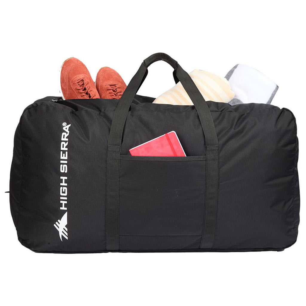 High Sierra Black Recycled Hi-Ton Duffle