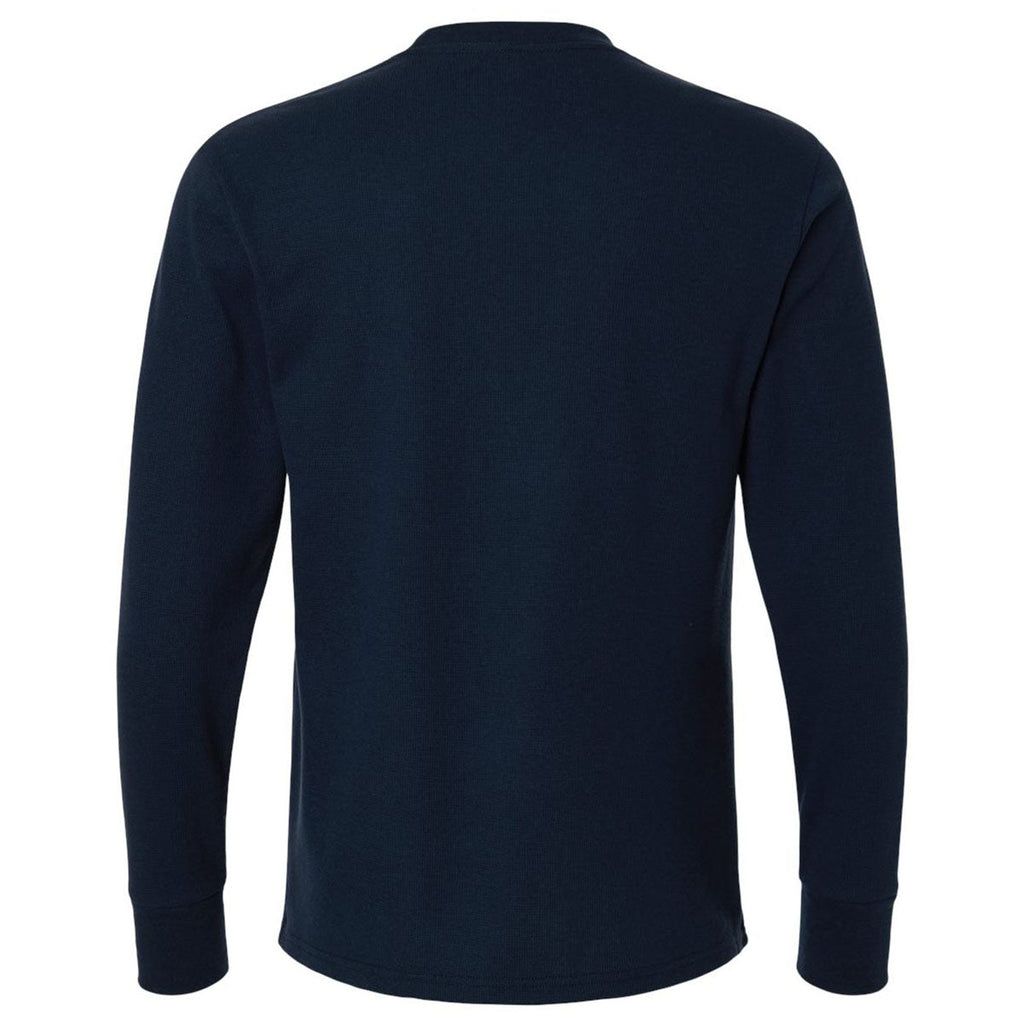 Next Level Unisex Midnight Navy Ideal Thermal Long Sleeve T-Shirt