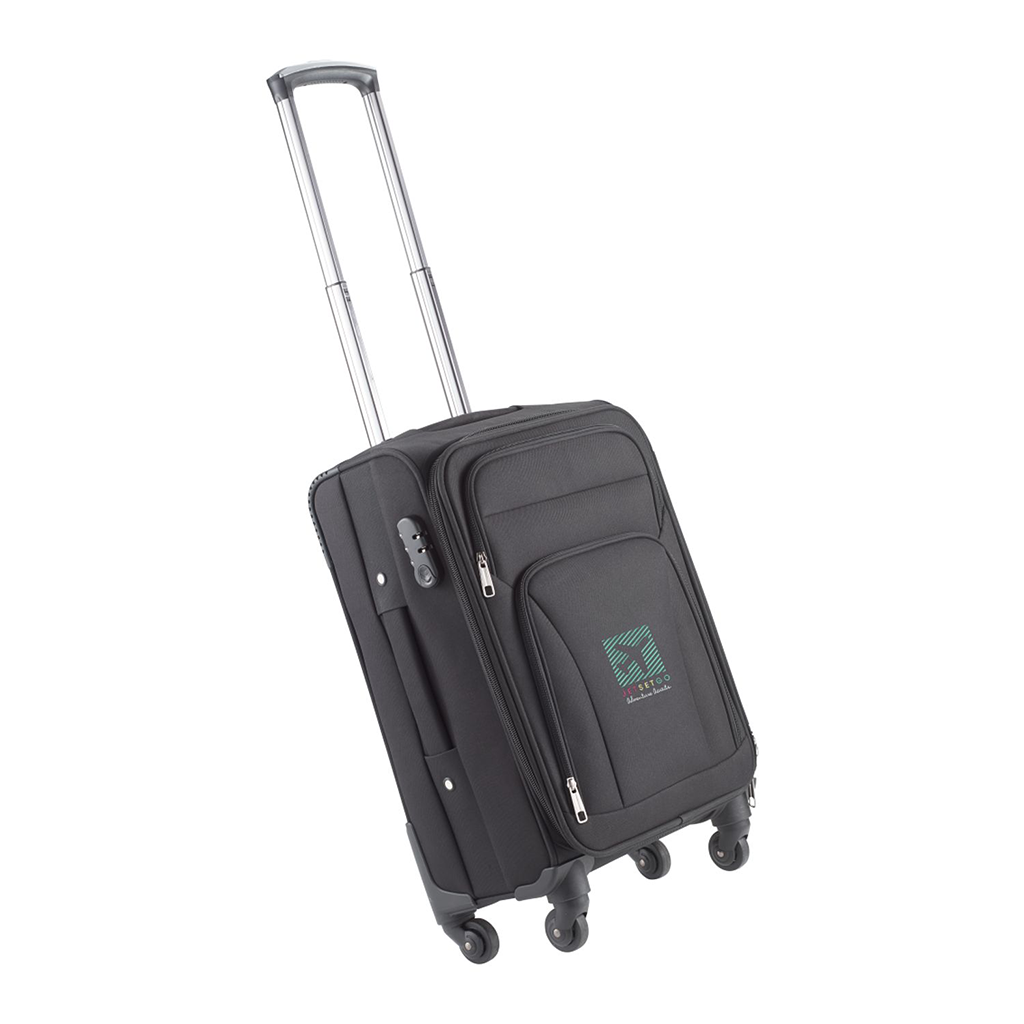 Leed's Black Nomad 21" Upright Luggage