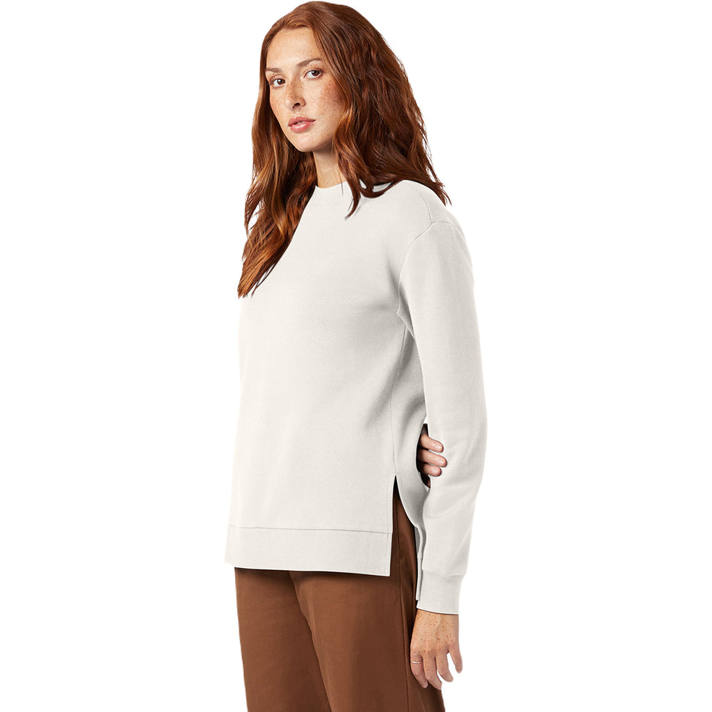 Alternative Apparel Women's Natural Eco Cozy Fleece Sweatshirt