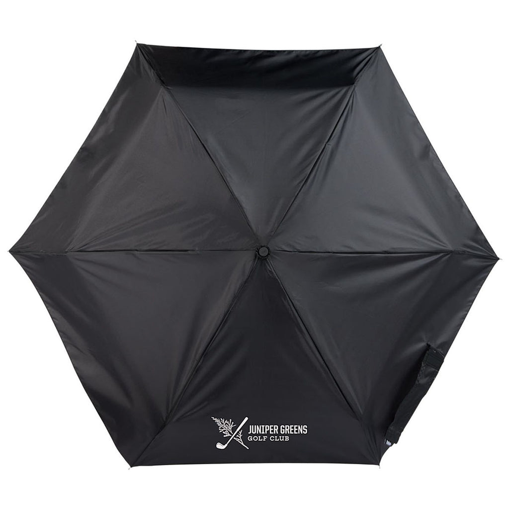 Totes Black 38" Mini Travel Umbrella