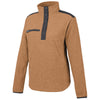 Dri Duck Women's Saddle/Charcoal Sierra Melange Heather Fleece