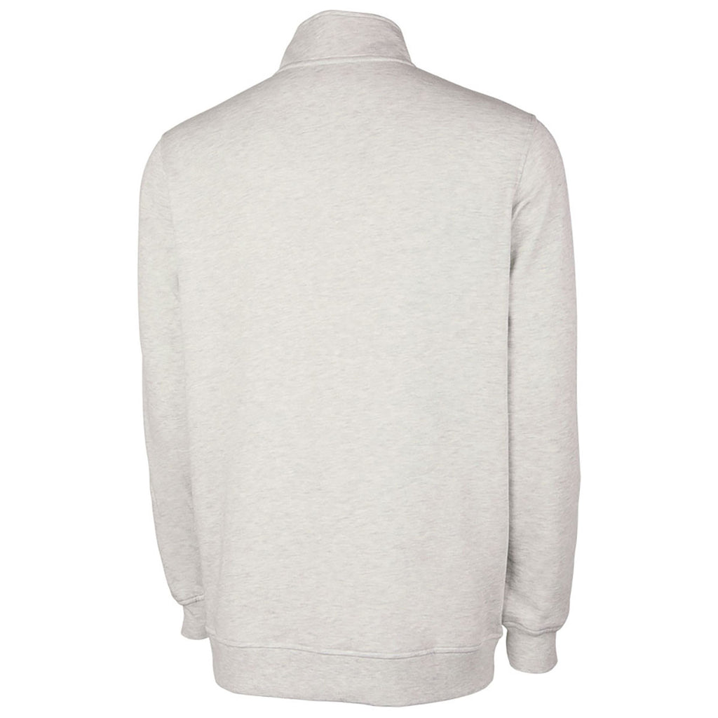 Charles River Men's Oatmeal Heather Willow Half Zip Sweatshirt
