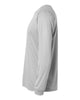 Paragon Medium Grey Unisex Long Islander Performance Long Sleeve T-Shirt