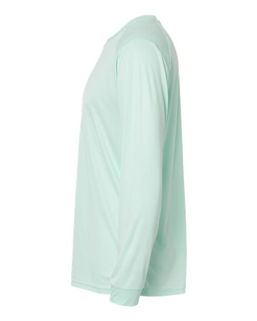Paragon Mint Green Unisex Long Islander Performance Long Sleeve T-Shirt
