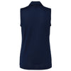 Adidas Women's Collegiate Navy Ottoman Sleeveless Polo