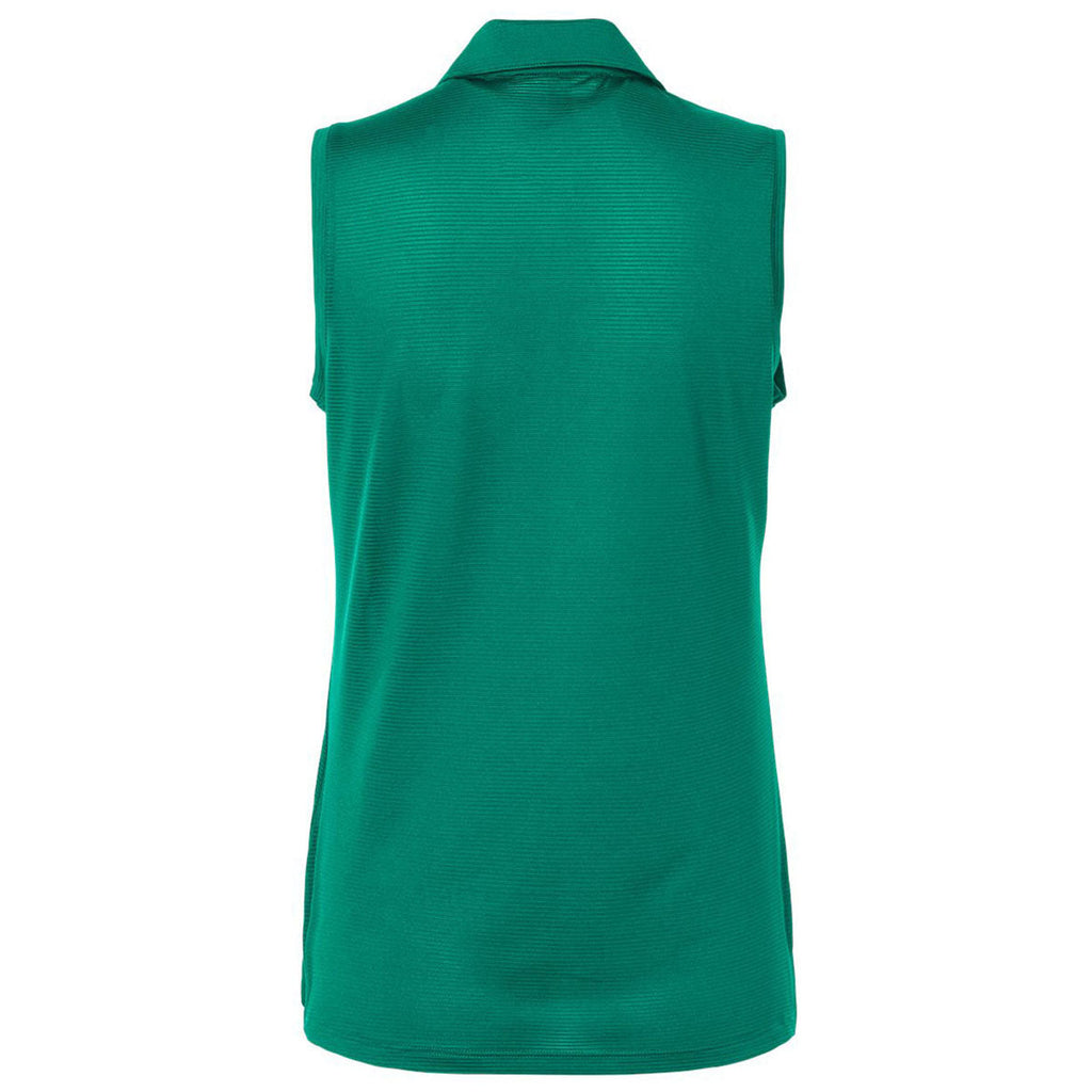 Adidas Women's Pure Teal Ottoman Sleeveless Polo