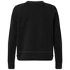 Adidas Women's Black Beyond Side-Snap Crewneck Sweatshirt