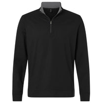 Adidas Men's Black Ultimate365 Classic Quarter-Zip Pullover