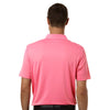adidas Golf Men's Bliss Pink Performance Sport Shirt
