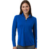 Adidas Women's Collegiate Royal Lightweight Quarter-Zip Pullover