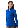 Adidas Women's Collegiate Royal Lightweight Quarter-Zip Pullover