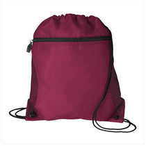 Good Value Maroon Mesh Pocket Drawcord