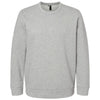 Adidas Men's Grey Heather Fleece Crewneck Sweatshirt