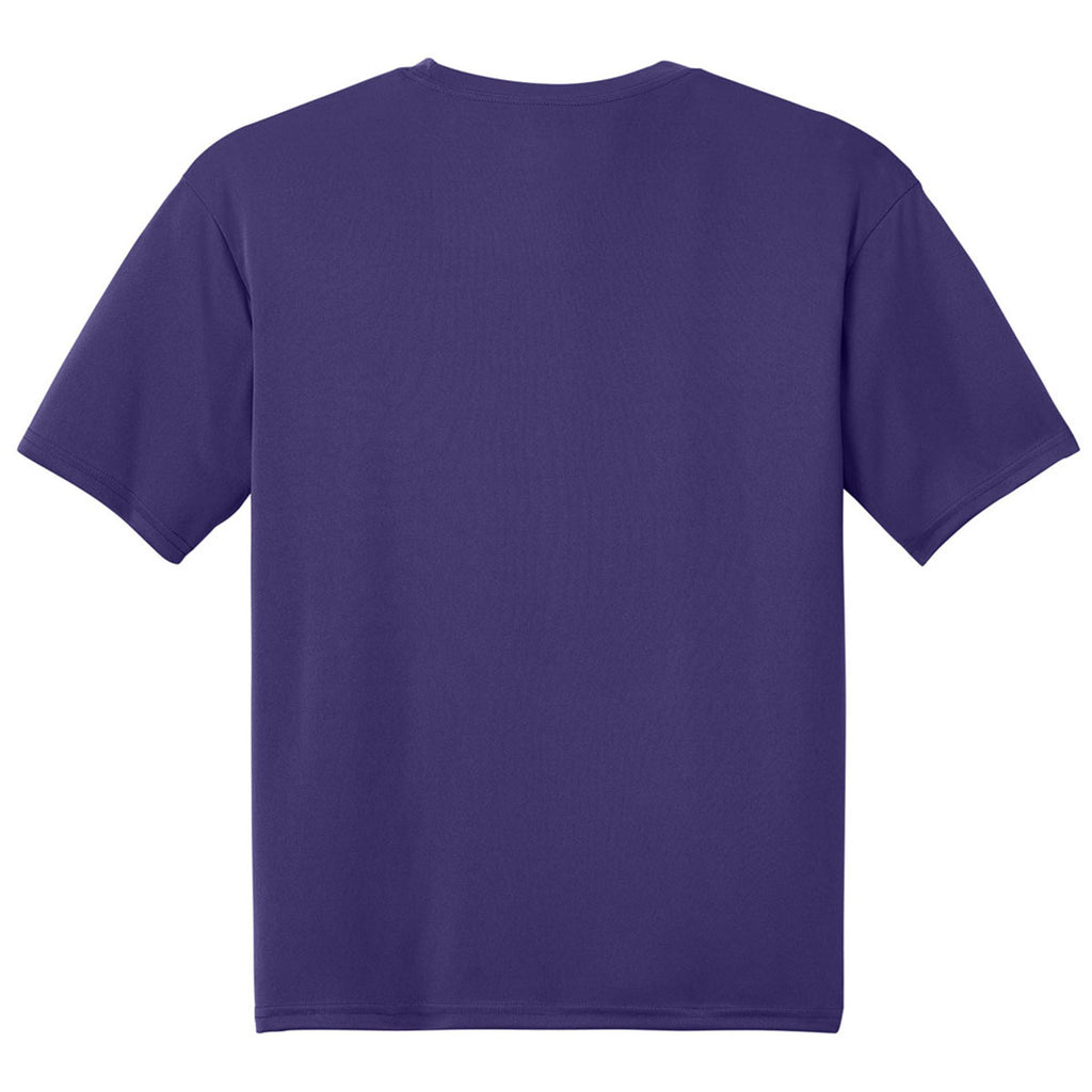 A4 Men's Purple Cooling Performance Short Sleeve Tee