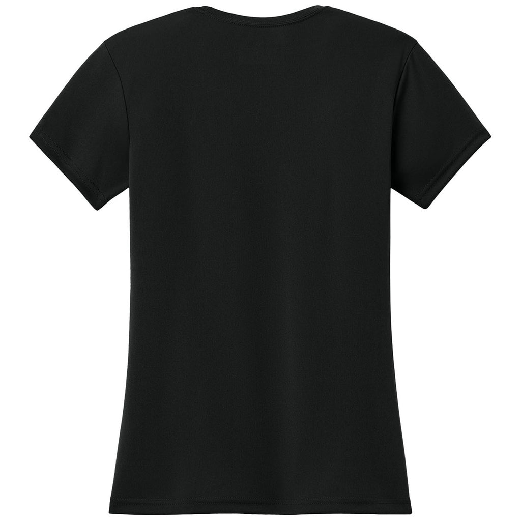 A4 Women's Black Cooling Performance Short Sleeve Tee