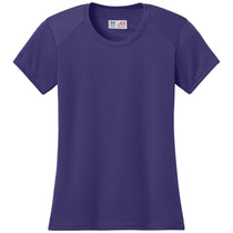 A4 Women's Purple Cooling Performance Short Sleeve Tee