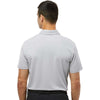 Adidas Men's Grey Two Melange Heathered Polo