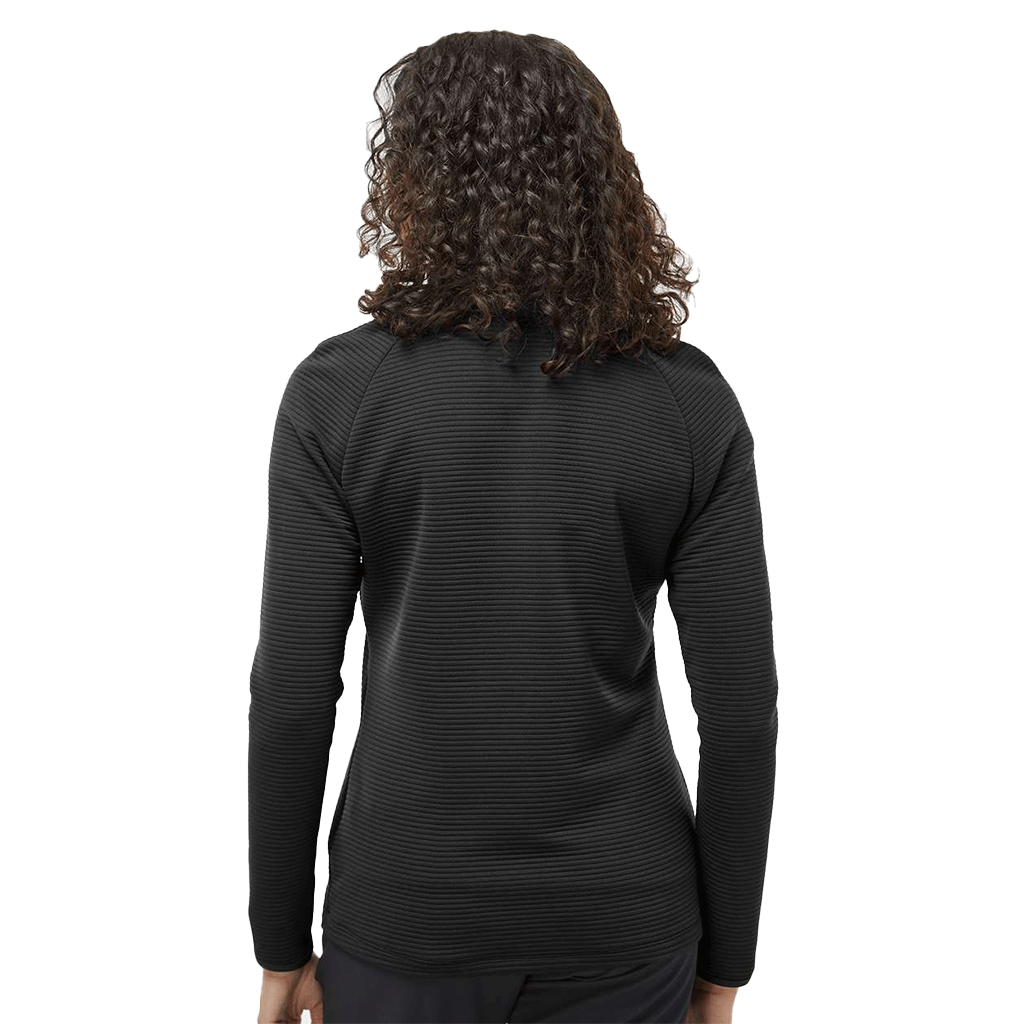 Adidas Women's Black Spacer Quarter-Zip Pullover
