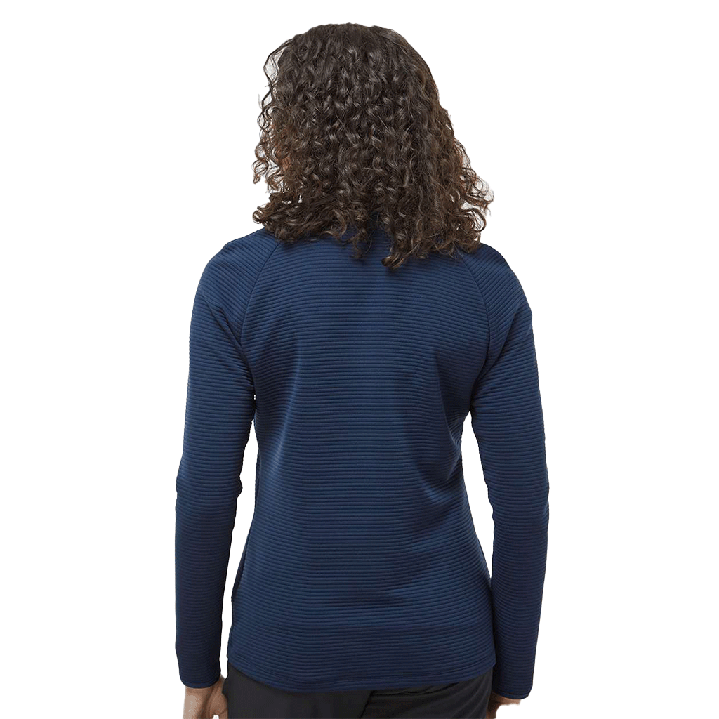 Adidas Women's Collegiate Navy Spacer Quarter-Zip Pullover