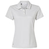 Adidas Women's White 4-Way Stretch Printed Polo