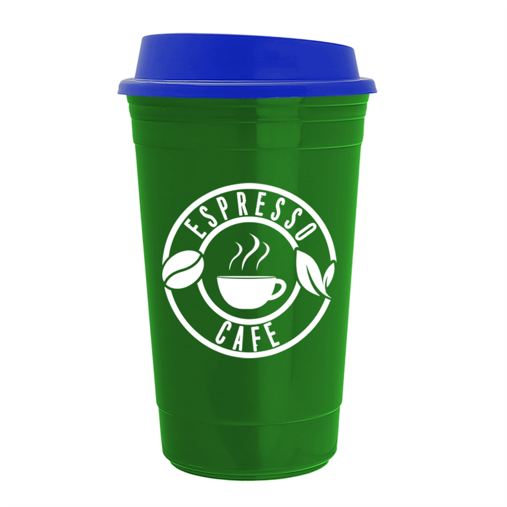 Garyline Green Traveler Insulated Cup - 16 oz.