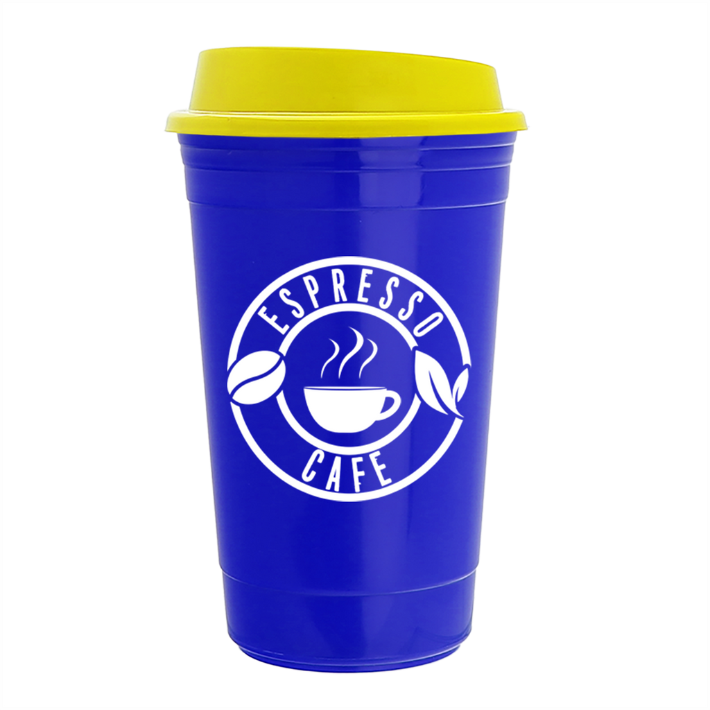 Garyline Royal Blue Traveler Insulated Cup - 16 oz.