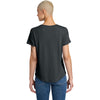 Allmade Women's Space Black Relaxed Tri-Blend Scoop Neck Tee