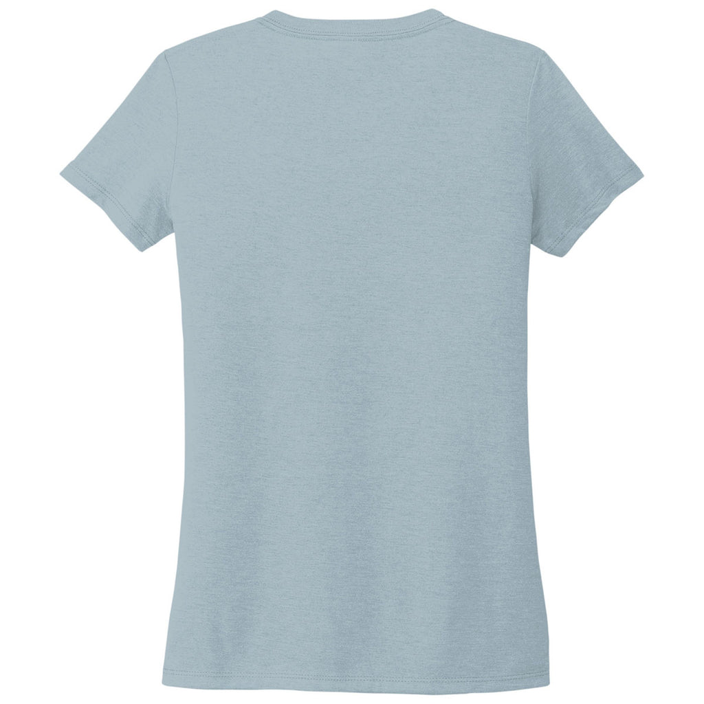 Allmade Women's I Like You Blue Tri-Blend V-Neck Tee