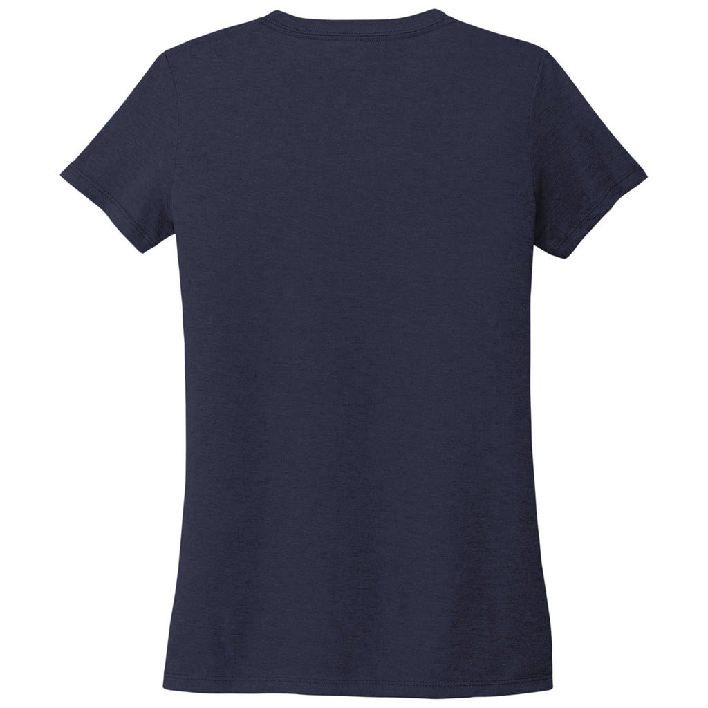 Allmade Women's Night Sky Navy Tri-Blend V-Neck Tee