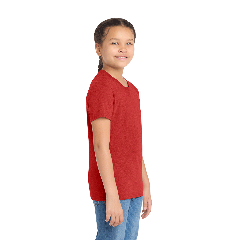 Allmade Youth Rise Up Red Tri-Blend Tee