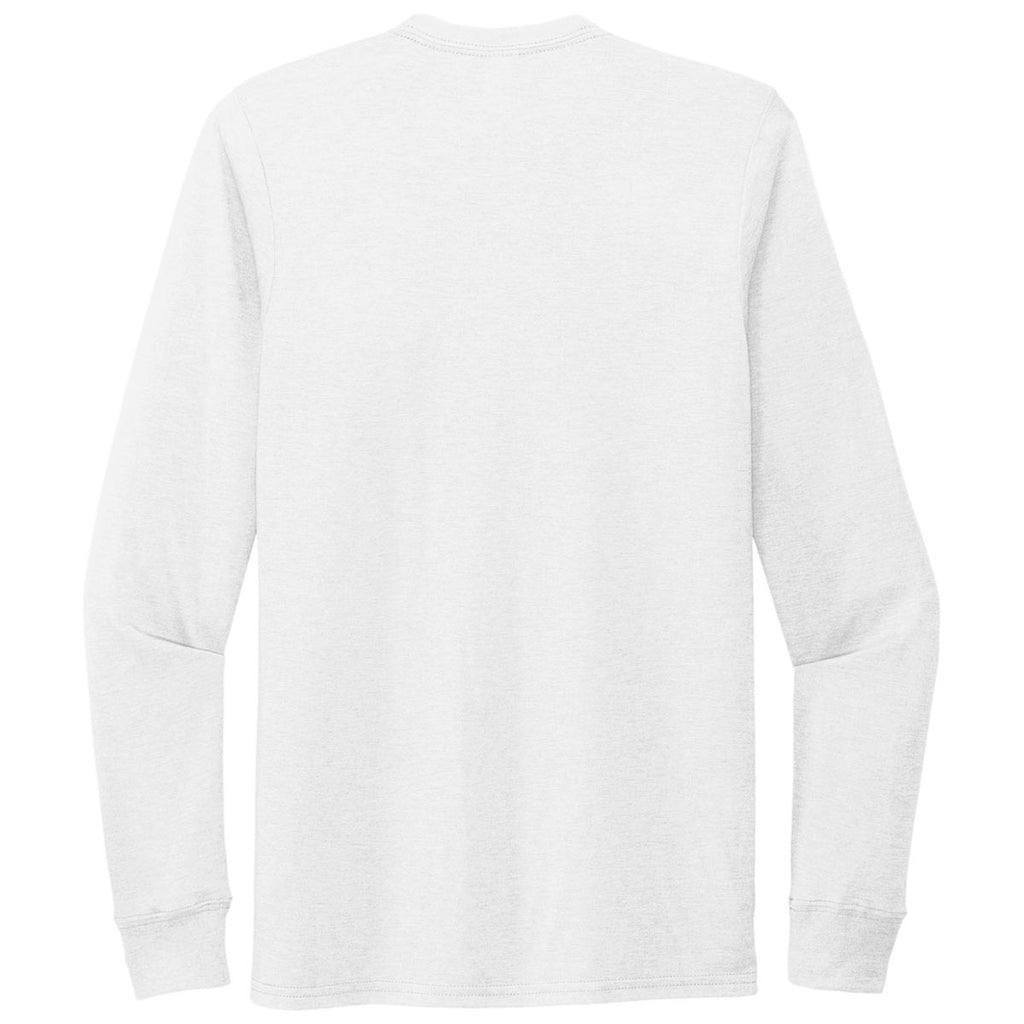 Allmade Unisex Bright white Tri-Blend Long Sleeve Tee