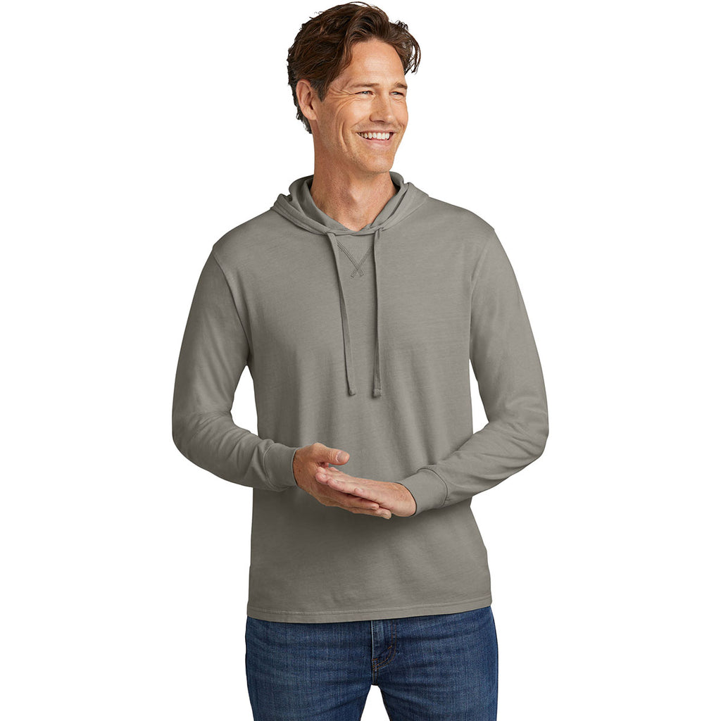 Allmade Unisex Driftwood Grey Mineral Dye Organic Cotton Hoodie Tee