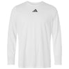 Adidas Men's White/Team Grey Four Pregame Long Sleeve T-Shirt