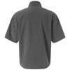 Adidas Men's Team Grey Four/ White Short Sleeve Quarter-Zip Pullover