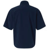 Adidas Men's Team Navy Blue/ White Short Sleeve Quarter-Zip Pullover