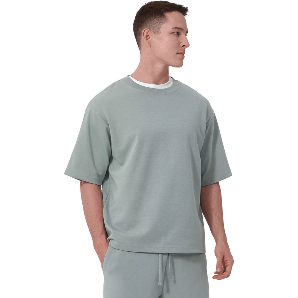 Levelwear Unisex Iceberg Green Luxe Signature Knit Top