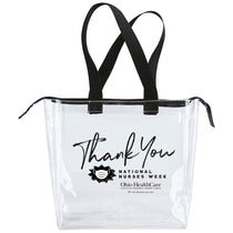 Perfect Line Black The Pro Stadium Tote W/ Zipper