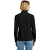 Brooks Brothers Women's Deep Black Luxe Performance 1/4-Zip