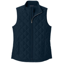 Brooks Brothers Women's Night Navy Quilted Vest