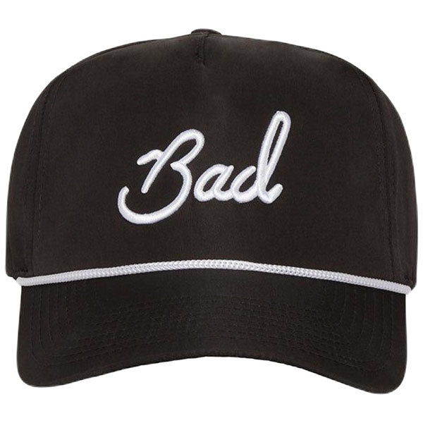 Bad Birdie Black "Bad" Rope Golf Hat