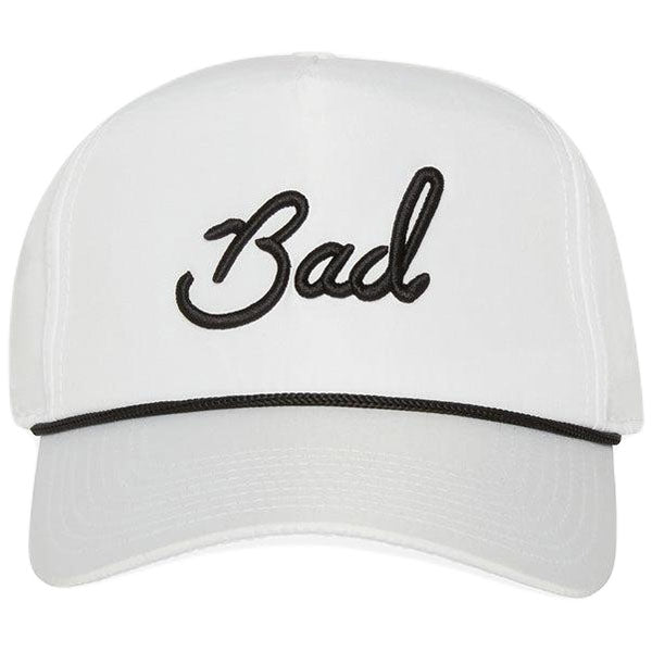 Bad Birdie White "Bad" Rope Golf Hat
