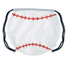 Prime Line White Game Time! Baseball Drawstring Bag