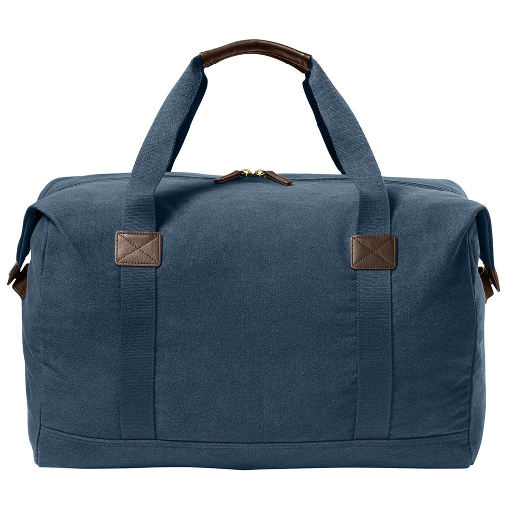 Port Authority River Blue Navy Washed Canvas Duffel
